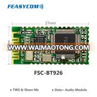 Economical bluetooth audio transmitter module for high quality stereo headsets