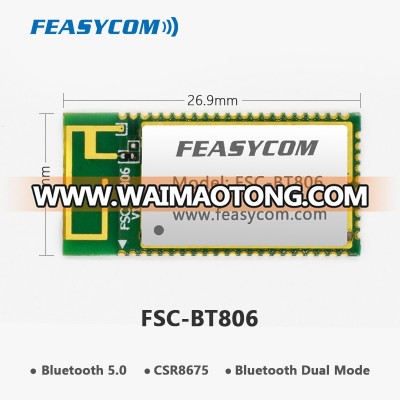 Bluetooth 5.0 CSR8675 stereo audio transceiver module for high quality wireireless stereo headphones and TWS stereo devices